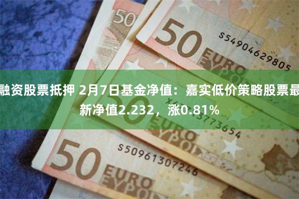 融资股票抵押 2月7日基金净值：嘉实低价策略股票最新净值2.232，涨0.81%