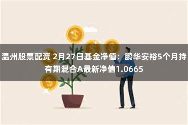 温州股票配资 2月27日基金净值：鹏华安裕5个月持有期混合A最新净值1.0665